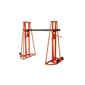 Cable Drum Stand KRT-10 Kort Penopang Kabel Gulung Industri